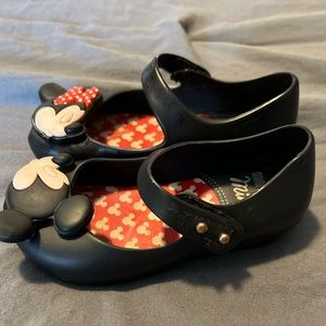 Mini Melissa Disney Mickey and Minnie Shoes Size 7